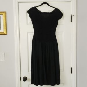 Black Vintage Dress. 50s